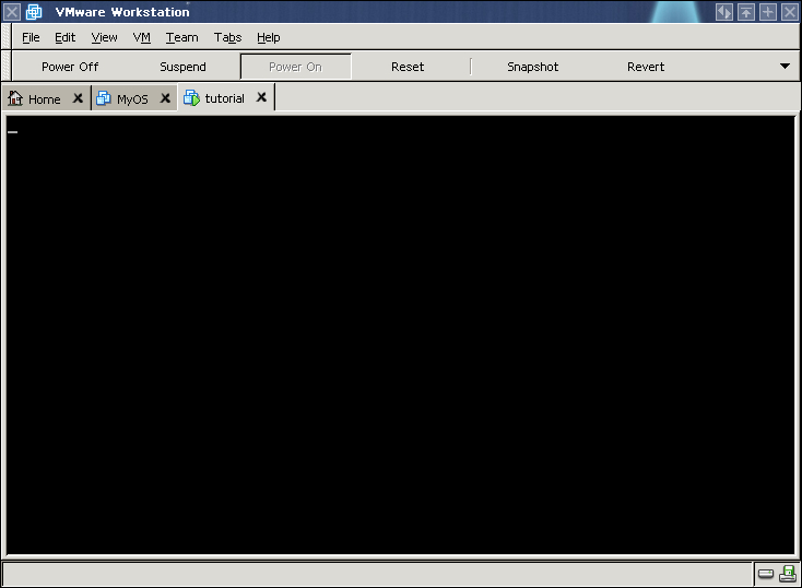first cry result: black screen