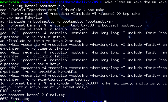 making process of tutorial05 timer